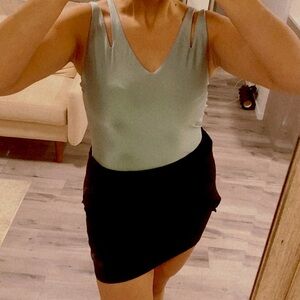 Rare Bar III silk metallic like double strap top, quality material. GORGEOUS!!!